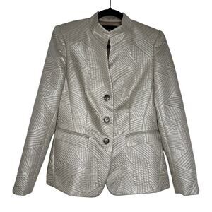 Lafayette 148 Gold Blazer 6